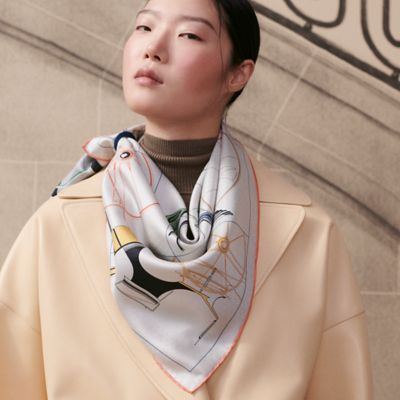 HERMES/エルメス カレ70 クーペ シルク スカーフ g_132 HERMES/エルメス カレ70 クーペ シルク スカーフ g_132 HERMES